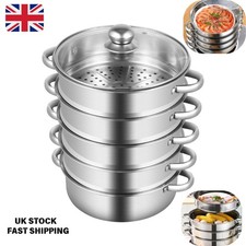 Large 5 Tier 28cm Stainless