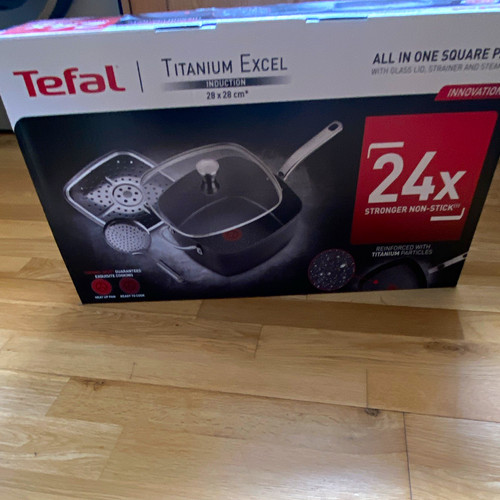Tefal titanium excel 28x28cm - tefal,