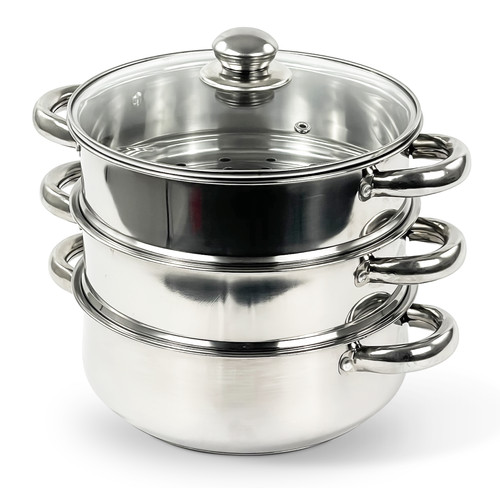 Tier steamer steel veg - 3,