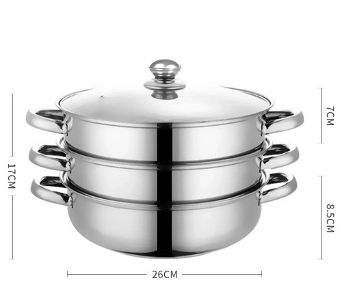 Tier 28cm stainless steel - 3,