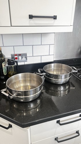 Stainless steel steamer pots - steel,