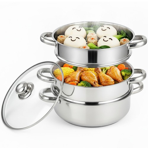 22cm 4pc steamer cooker - 4pc,