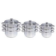 3-Tier Induction Steamer Set