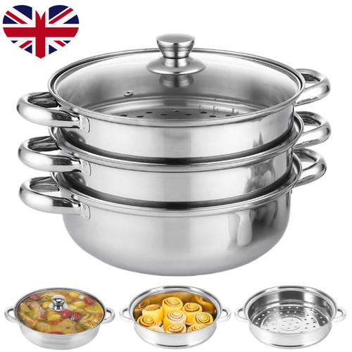 Tier vegetable steamer pan - tier,