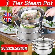 26CM 4Pc Steamer Cooker Pot