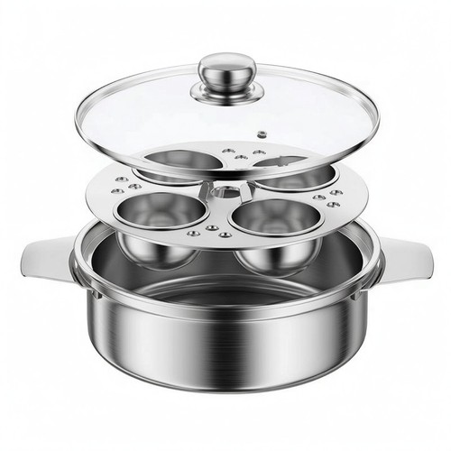 Glass lid steam - steam, pot
