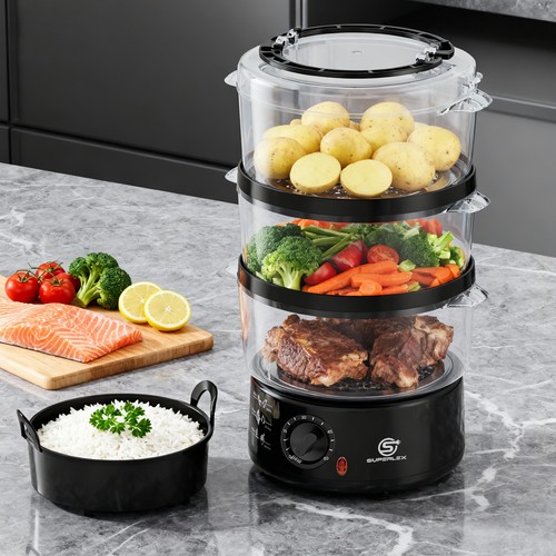 Superlex tier food steamer - food,