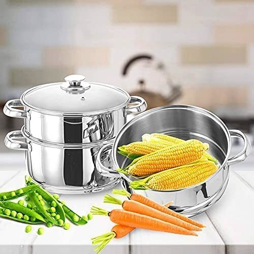 Tier steamer induction with - 3-tier,