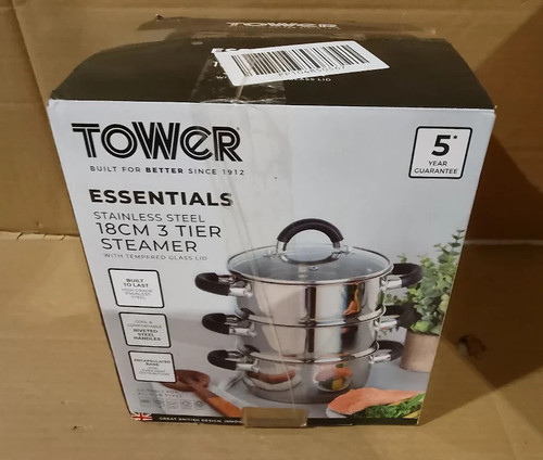 Tower tier steamer - tier, stainless