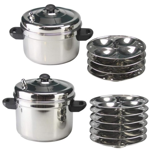 Stainless steel idli maker - stainless,
