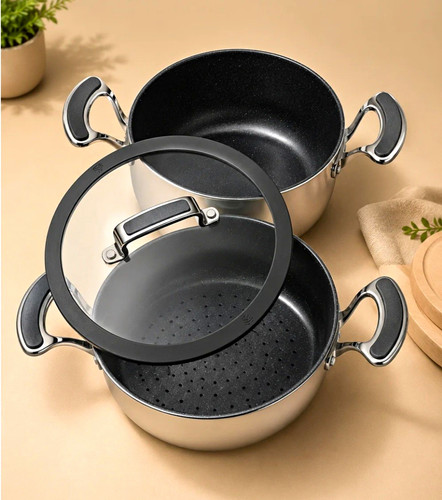 Stainless steel couscous - steel,