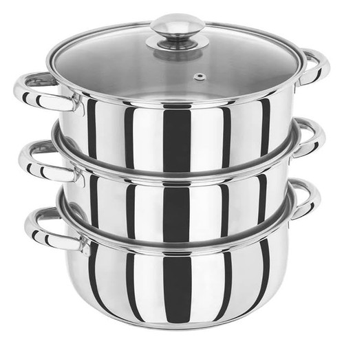 25cm 4pc steamer cooker pot - 4pc,