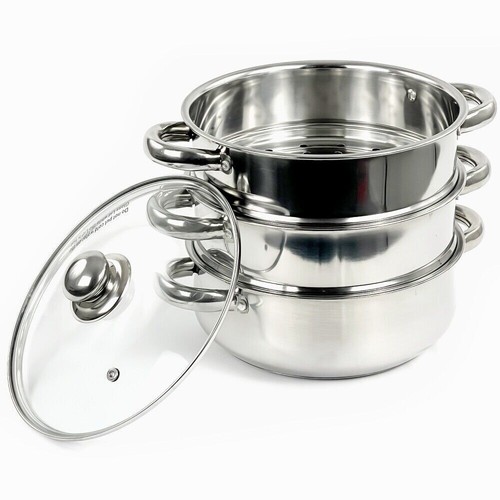 Stainless steel tier steamer - stainless,