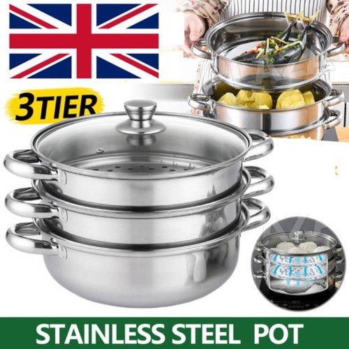 27cm tier stainless steel - 27cm,