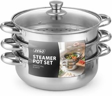 27CM 4PC STEAMER COOKER POT
