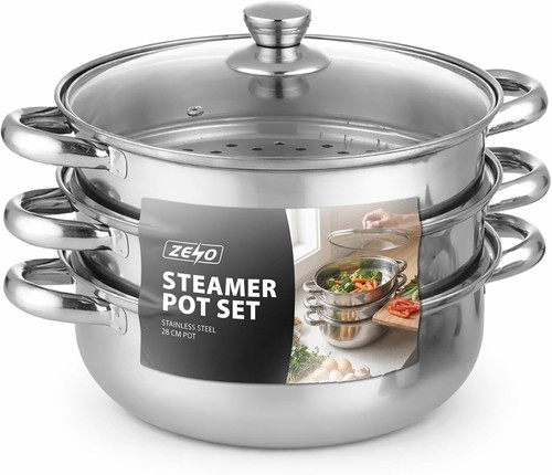 27cm 4pc steamer cooker - 4pc,