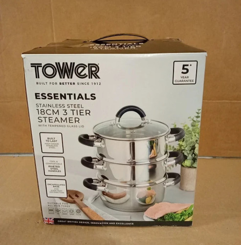 Tower t80836 tier stainless - tier,